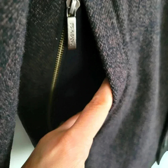 Jos. A. Bank Wool Blend Brown Tweed Winter Executive coat Size M - Picture 14 of 14